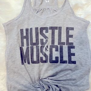 NWT XS Racerback tank top. Hustle Muscle